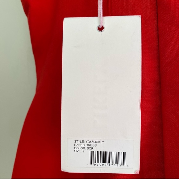 LIKELY Banks Dress in Scarlet - Picture 8 of 11